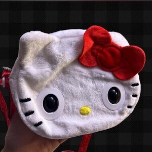 Hello Kitty Plush Crossbody Bag